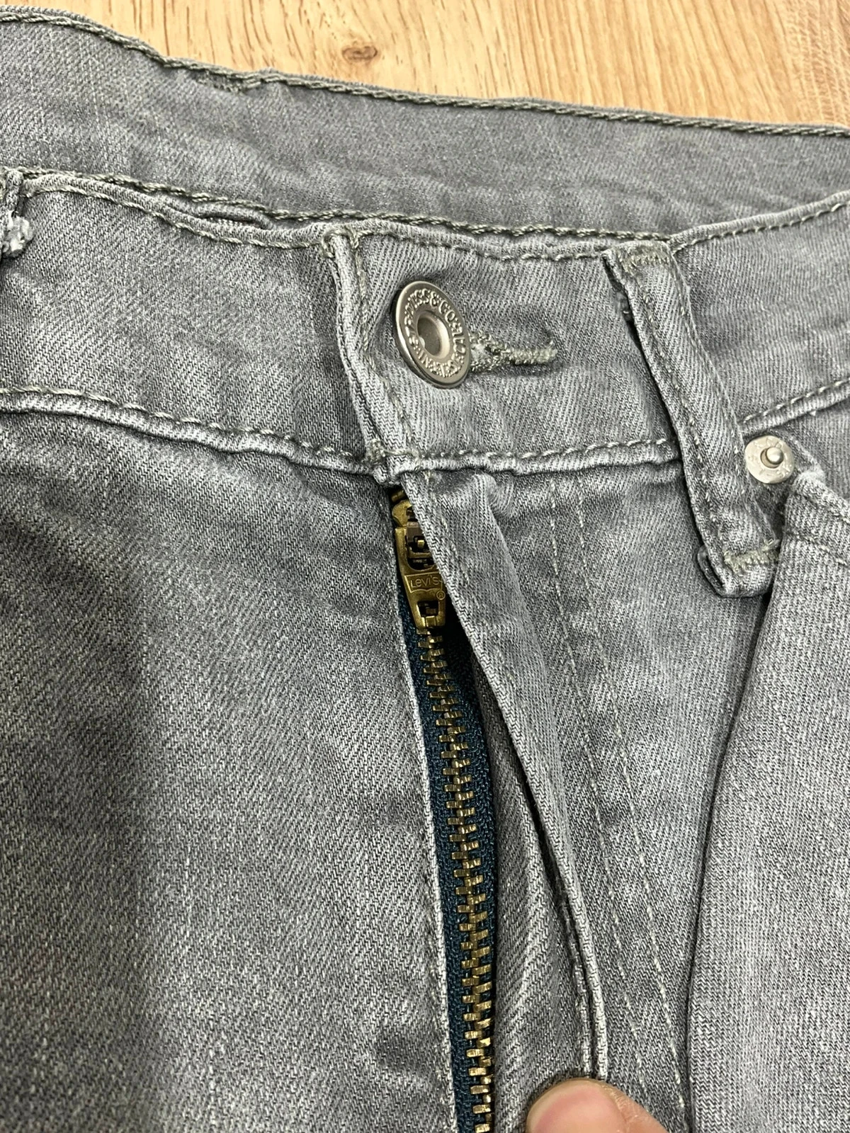 Jean Levi's 511 Coupe Slim W32 L30 Vintage 99% Coton GrisLvh 249 – photo 4